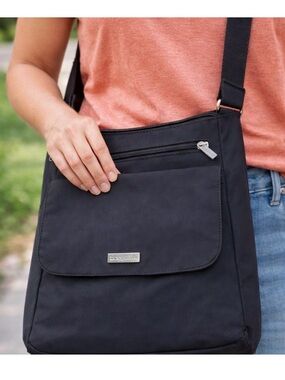 Baggallini Black Crossbody Nylon Bag